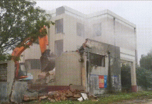 重拳出擊!龍口北馬這處占地約6200平方米的違規(guī)建筑被拆除!——龍口網(wǎng)