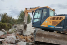 龍口黃山館鎮一處1000㎡養殖大棚被拆除——龍口網