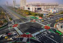 龍口新地標景觀！增設4個分流島！這個繁華路口變化大——龍口網